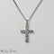 Pendentif Pendentif croix ancien en or blanc 14 carats et diamants 58 Facettes 2367