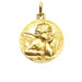 Pendentif Médaille cherubin, or 58 Facettes 93