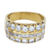 Bague 55 Bague bande de diamants 58 Facettes