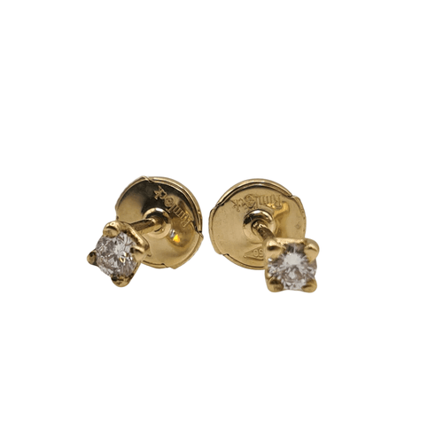 Boucles d'oreilles Boucles d’oreilles Alpa or jaune et diamants 58 Facettes
