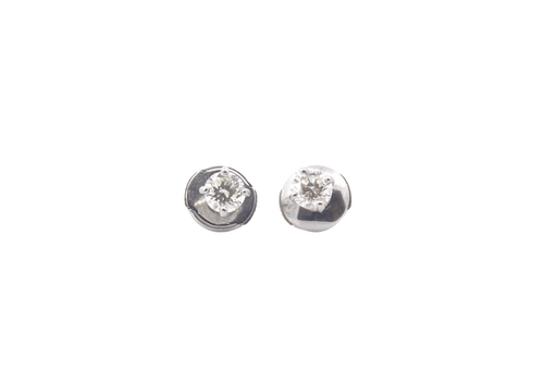 Boucles d'oreilles Boucles d’oreilles puces diamants extra blanc en or 58 Facettes 25733 25704a
