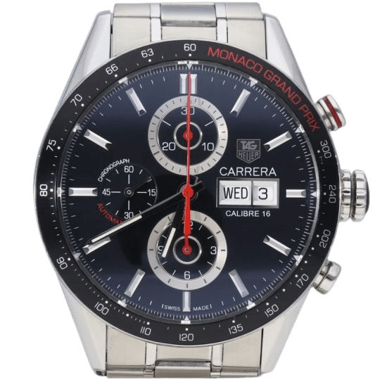 Montre Tag Heuer Montre Carrera Calibre 16 Day Date Monaco Chronograph 58 Facettes MT40668