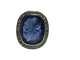 Bague 54 Très belle bague ornée d'un imposant Saphir de CEYLAN NON CHAUFFE 58 Facettes 214520