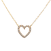 Necklace Rose gold & diamond necklace 58 Facettes