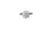 Bague 60 Bague marguerite or jaune platine et diamants 58 Facettes