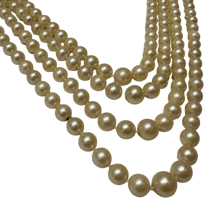 Collier Collier perles 4 rangs 58 Facettes