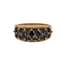 Ring 63 Yellow Gold and Sapphire Garter Ring 58 Facettes 7-GS30108-03