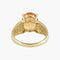 Bague 54 / Citrine / Or Jaune Bague "Moon" en or jaune 18 carats et citrine 58 Facettes BO/220040