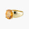 Bague 54 / Citrine / Or Jaune Bague "Moon" en or jaune 18 carats et citrine 58 Facettes BO/220040