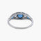 Bague 47.5 Bague «Songe» Art déco en or blanc 18 carats et saphirs, diamants 58 Facettes BO/220030 RIV
