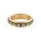 Bague 54.5 / Or Jaune Bague alliance «Phœbé» tour complet en or jaune 18k et diamants 58 Facettes BO/220067