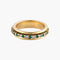 Bague 54.5 / Or Jaune Bague alliance «Phœbé» tour complet en or jaune 18k et diamants 58 Facettes BO/220067