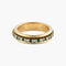 Bague 54.5 / Or Jaune Bague alliance «Phœbé» tour complet en or jaune 18k et diamants 58 Facettes BO/220067