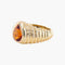 Bague 52 Bague "Shyne" godronnée en or jaune 18 carats et citrine 58 Facettes BO/220038