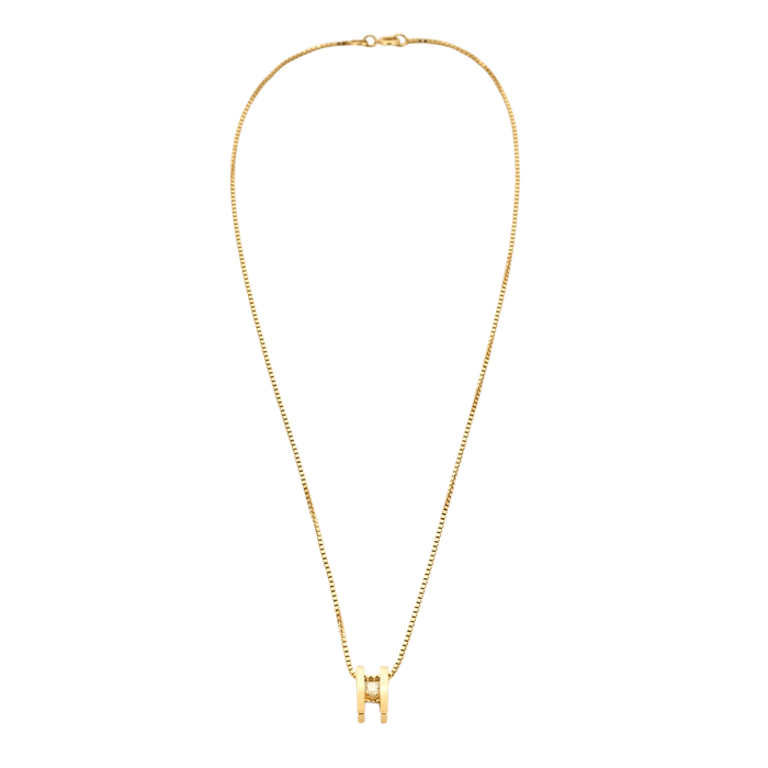 Collier Collier en or jaune et pendentif diamant 58 Facettes DV6206-1