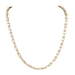 Solid chain necklace 2 Golds 58 Facettes E360863