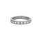 Bague 50 Alliance or gris ornée de diamants 58 Facettes 196-1