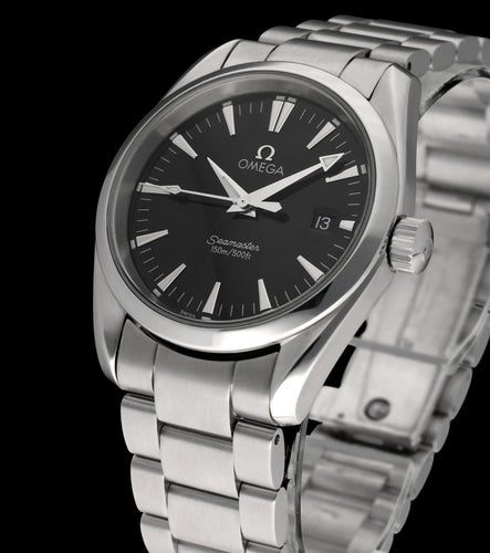 Montre Omega Seamaster Aqua Terra - Montre quartz en acier 36 mm réf. 2518.50.00 58 Facettes OMG/SEA/270
