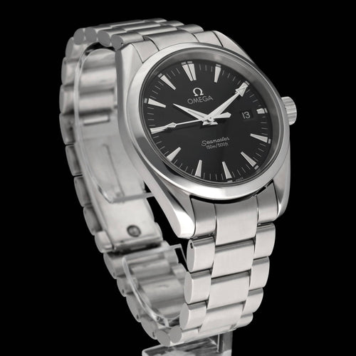 Montre Omega Seamaster Aqua Terra - Montre quartz en acier 36 mm réf. 2518.50.00 58 Facettes OMG/SEA/270