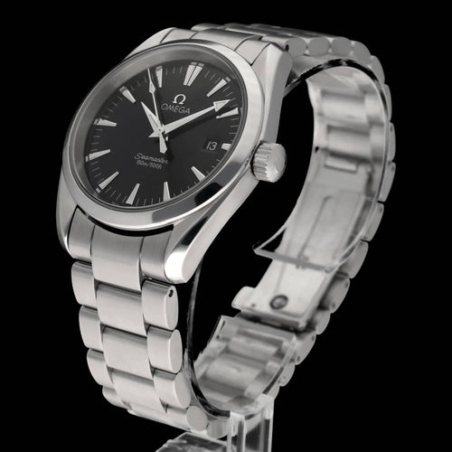 Montre Omega Seamaster Aqua Terra - Montre quartz en acier 36 mm réf. 2518.50.00 58 Facettes OMG/SEA/270