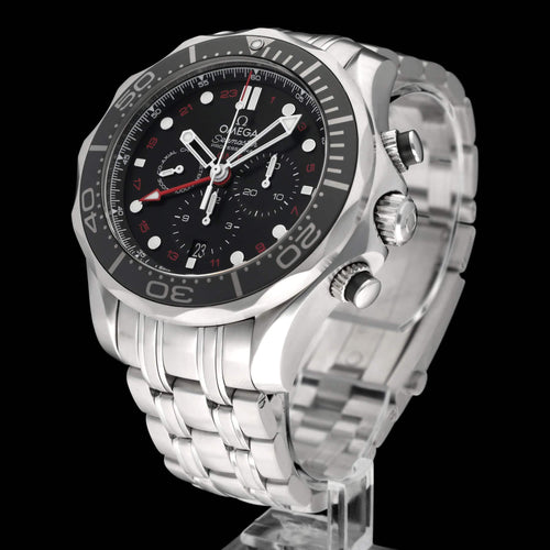 Montre Omega Seamaster Diver 300 M GMT - Montre 44 mm acier 58 Facettes OMG/SEA/322