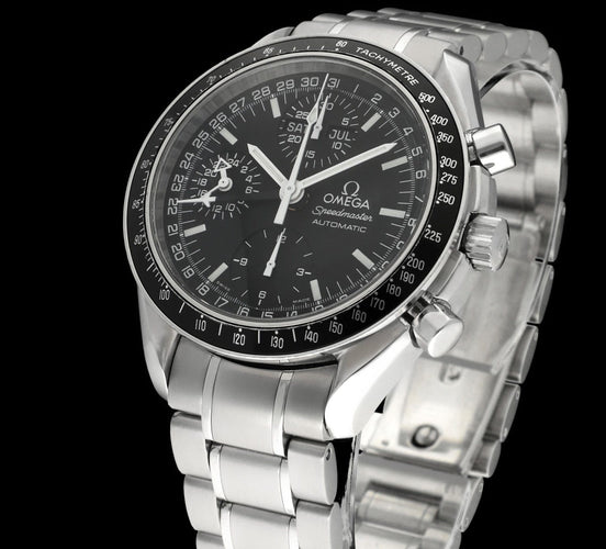 Montre Omega Speedmaster Day-Date - Montre 3520.50.00 acier, 39 mm (1998) 58 Facettes OMG/SPE/447