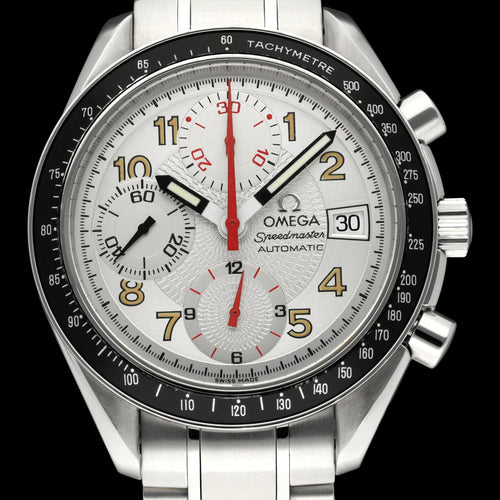 Montre Omega Speedmaster Date - Montre automatique 39 mm en acier 3513.33.00 58 Facettes OMG/SPE/528