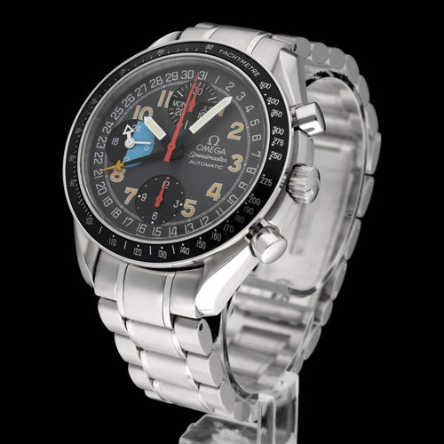 Montre Omega Speedmaster Day Date - Montre 39 mm acier réf. 3520.53.00 (1998) 58 Facettes OMG/SPE/543