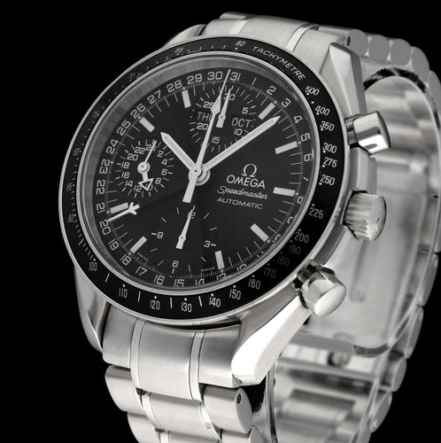 Montre Omega Speedmaster Day-Date - Montre automatique en acier 39 mm (réf. 3520.50.00) 58 Facettes OMG/SPE/544