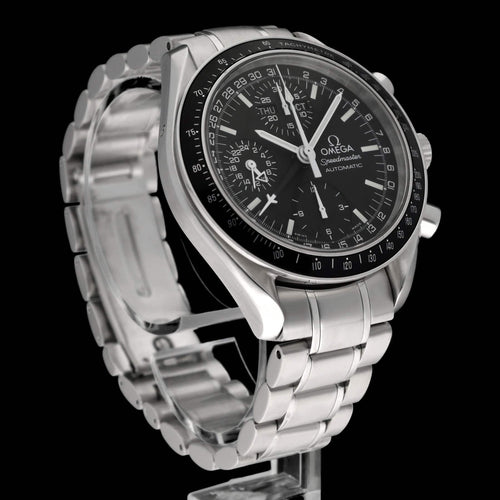 Montre Omega Speedmaster Day-Date - Montre automatique en acier 39 mm (réf. 3520.50.00) 58 Facettes OMG/SPE/544