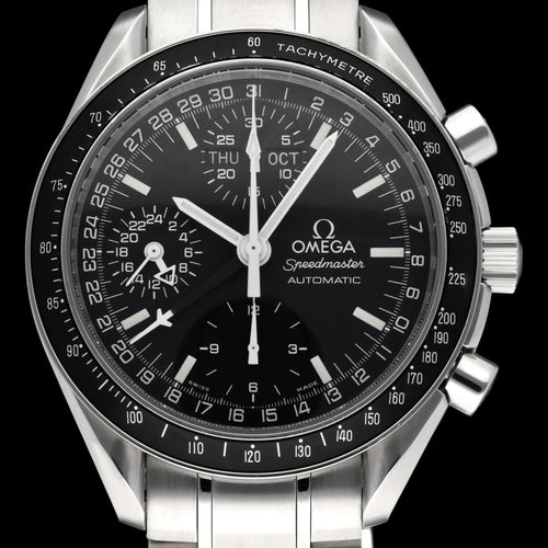 Montre Omega Speedmaster Day-Date - Montre automatique en acier 39 mm (réf. 3520.50.00) 58 Facettes OMG/SPE/544