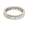 Bague 53.5 Bague Alliance or blanc et diamant 58 Facettes D362766RR