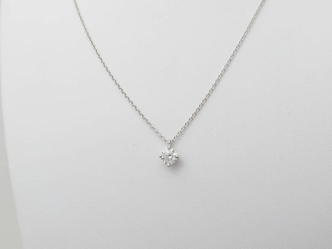 Collier Collier solitaire en or blanc 18 ct et diamant 0,70 ct 58 Facettes 31878