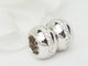 Boucles d'oreilles Boucles d’oreilles créoles en or blanc 18 ct et diamants 58 Facettes 33349