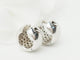 Boucles d'oreilles Boucles d’oreilles créoles en or blanc 18 ct et diamants 58 Facettes 33349