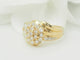 Bague 52 Bague en or jaune 18 ct pavée de diamants 58 Facettes 33391