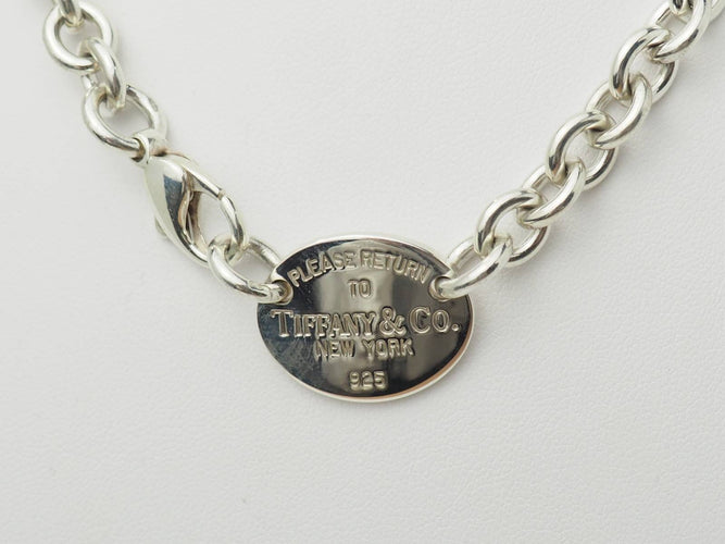 Collier Tiffany & Co - Collier ovale en argent 925 58 Facettes 33163