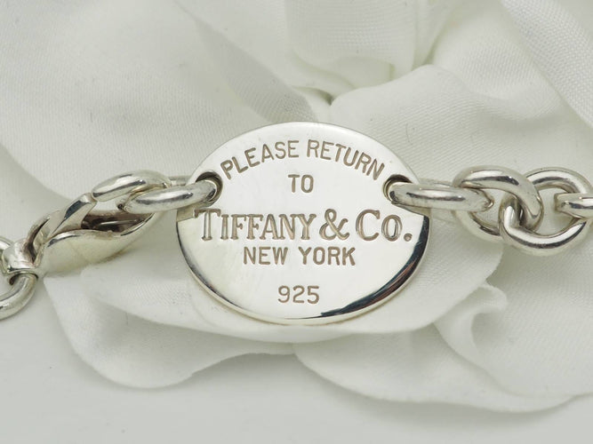 Collier Tiffany & Co - Collier ovale en argent 925 58 Facettes 33163