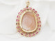 Pendentif Pendentif camée en or jaune 18 ct, rubis et diamants 58 Facettes 33399