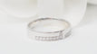 Bague 51 Bague en or blanc 18 kt et diamants 58 Facettes 32169