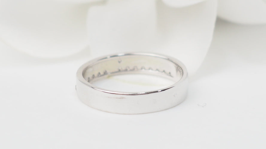 Bague 51 Bague en or blanc 18 kt et diamants 58 Facettes 32169