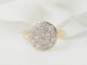 Bague 51 Bague en or jaune 18 ct sertie de diamants 58 Facettes 33406