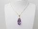 Pendentif Pendentif en or jaune 18 ct et améthyste briolette 58 Facettes 33208