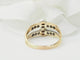 Bague 56 Bague ancienne en or jaune 18 kt, perles de culture et diamants 58 Facettes 33416