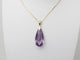 Pendentif Pendentif en or jaune 18 ct et améthyste briolette 58 Facettes 33208