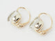 Boucles d'oreilles Pomellato Nudo Classic - Boucles d’oreilles en or rose 18 kt et topaze blanche 58 Facettes 33436