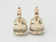 Boucles d'oreilles Pomellato Nudo Classic - Boucles d’oreilles en or rose 18 kt et topaze blanche 58 Facettes 33436