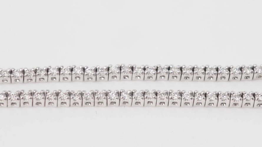 Collier Collier rivière en or blanc 18 kt et diamants 58 Facettes 32848