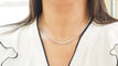 Collier Collier rivière en or blanc 18 kt et diamants 58 Facettes 32848