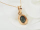 Collier Collier pendentif en or jaune 18 ct et saphir 58 Facettes 33201